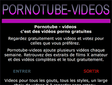 Tablet Screenshot of pornotube-videos.com